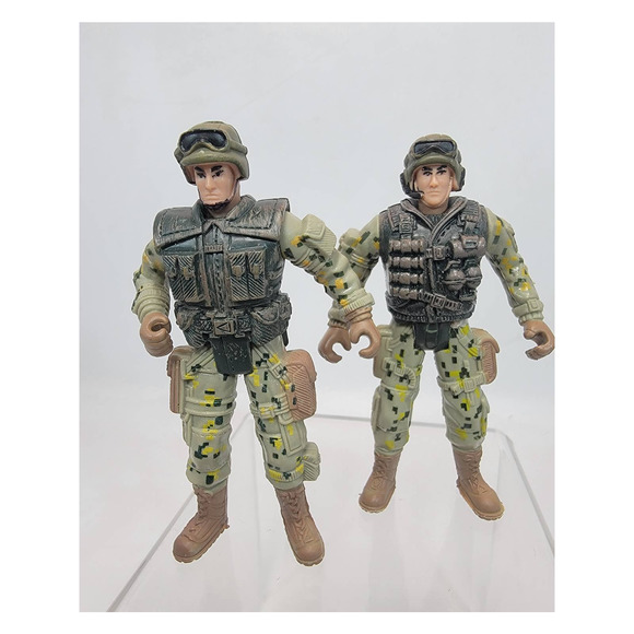 Soldier Military Force Army Men Action Figure Lot Of 5 Unbranded - Picture 3 of 7